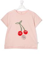 Stella Mccartney Kids Teen Cherry Print T-shirt - Pink