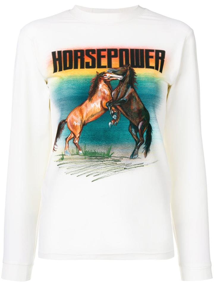 Christopher Kane 'horsepower' Top - White
