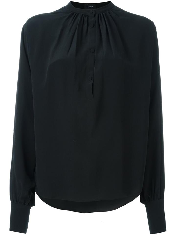 Joseph Half-button Blouse