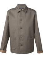 A.p.c. Lightweight Jacket, Men's, Size: Large, Brown, Cotton