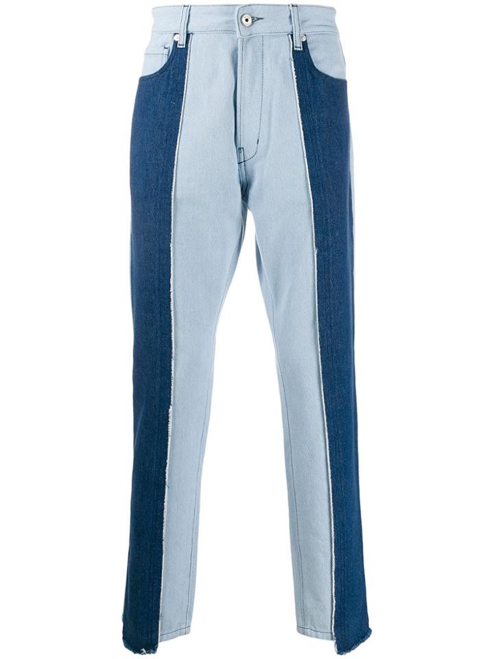 Just Cavalli High-rise Patchwork Denim Jeans - Blue