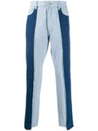 Just Cavalli High-rise Patchwork Denim Jeans - Blue