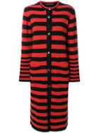 Etro Stripe Knitted Cardi-coat - Black