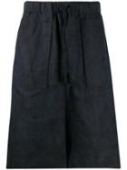 Issey Miyake Elasticated Waist Shorts - Blue
