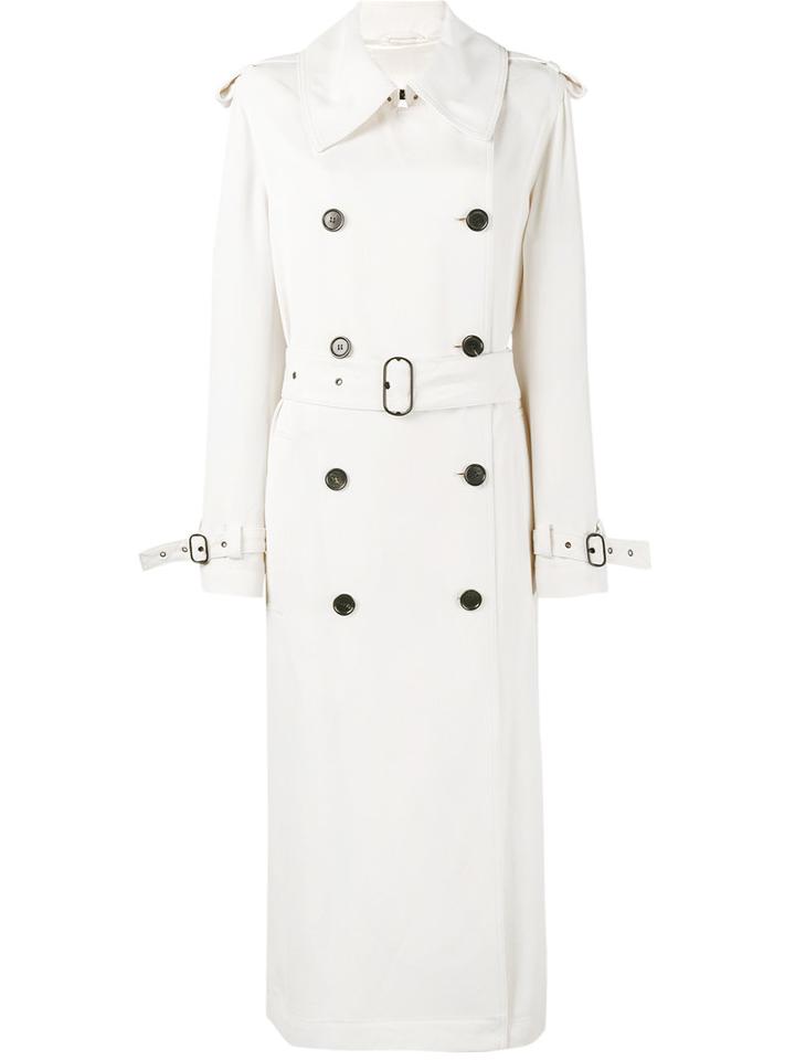Acne Studios Lucie Trench Coat, Women's, Size: 38, Nude/neutrals, Triacetate/viscose