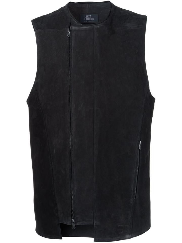 Lost & Found Ria Dunn Zipped Pockets Biker Vest