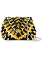 Proenza Schouler Tie Dye Frame Clutch - Black