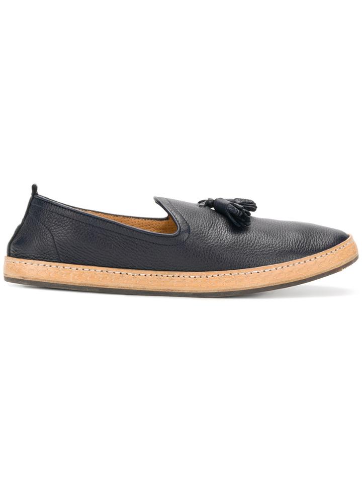 Henderson Baracco Flat Tassel Loafers - Blue