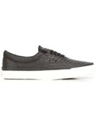 Vans Textured Lace Up Sneakers - Black