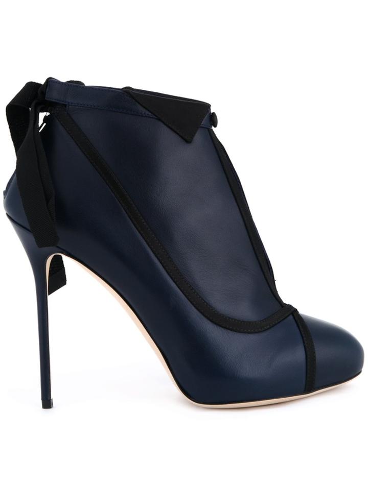 Olgana Open Detail Boots - Blue