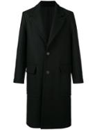 Ami Alexandre Mattiussi - Classic Long Lined Coat - Men - Wool/polyimide - 48, Black, Wool/polyimide