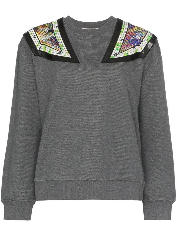Stella Mccartney Shoulder Appliqué Sweatshirt - Grey