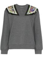 Stella Mccartney Shoulder Appliqué Sweatshirt - Grey