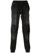Philipp Plein Drawstring-waist Jeans - Black