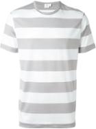 Sunspel Striped T-shirt, Men's, Size: M, White, Cotton