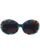 Christian Roth Eyewear - 'jackie O Archive 1993' Limited Edition Sunglasses - Women - Acetate - 57, Blue, Acetate