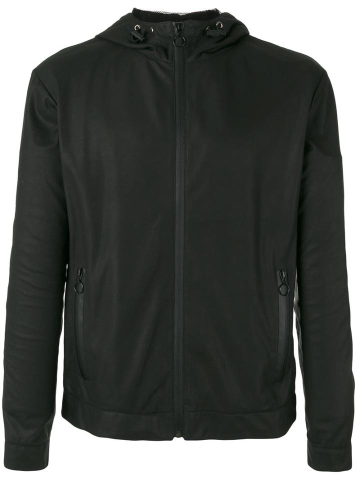 Drome Zip Up Jacket, Men's, Size: Xl, Black, Leather/polyamide
