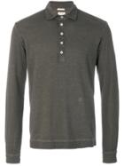 Massimo Alba Knitted Polo Shirt - Brown