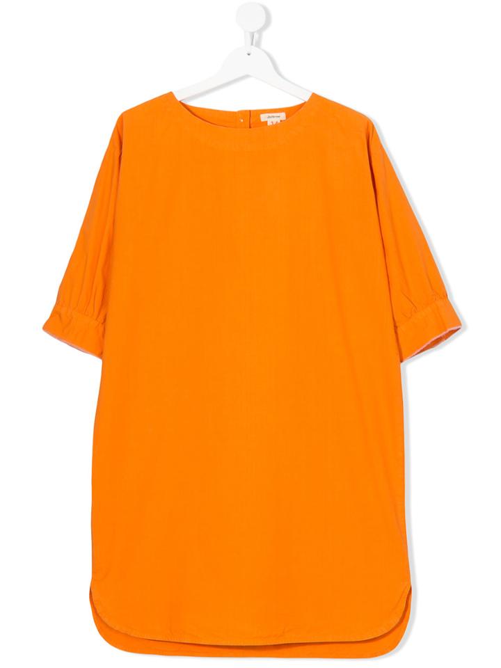 Bellerose Kids Shift T-shirt Dress - Yellow & Orange