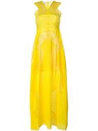 Stella Mccartney Valerie Dress, Women's, Size: 40, Yellow/orange, Cotton/polyester/polyamide