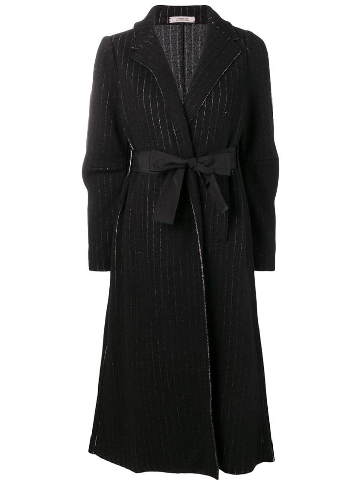 Dorothee Schumacher Striped Coat - Black