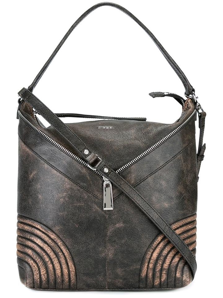 Diesel 'chamila' Shoulder Bag, Women's, Grey