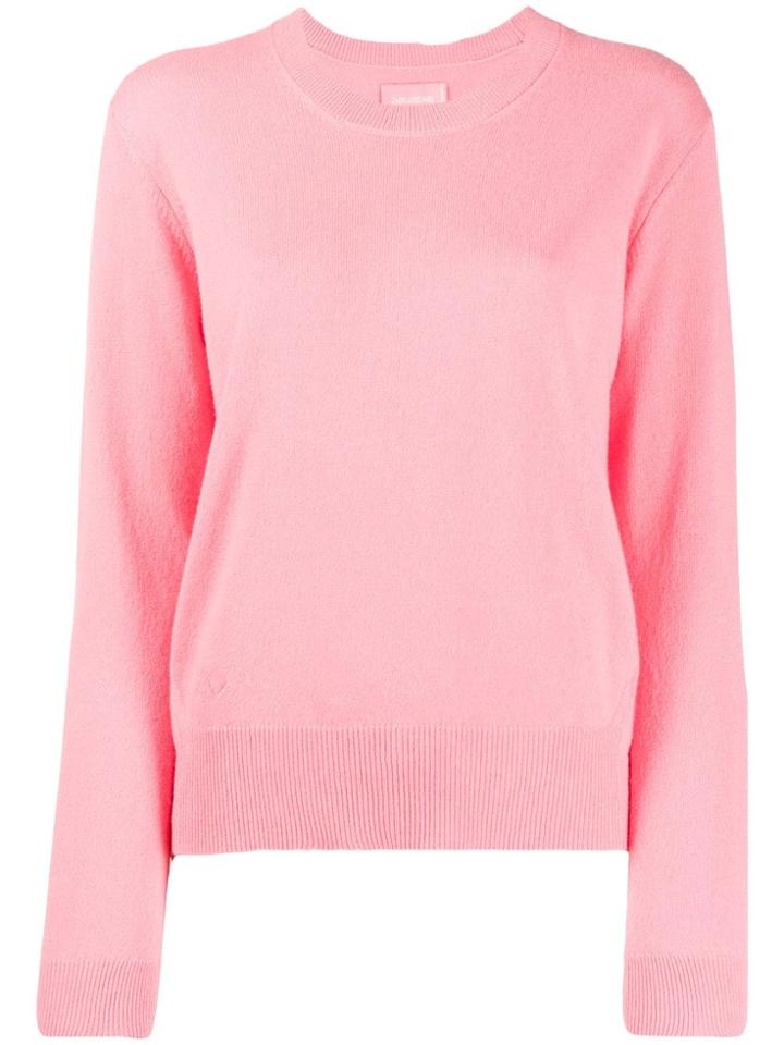 Zadig & Voltaire Round Neck Sweater - Pink