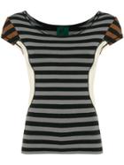Jean Paul Gaultier Vintage Colour Block Striped T-shirt - Multicolour