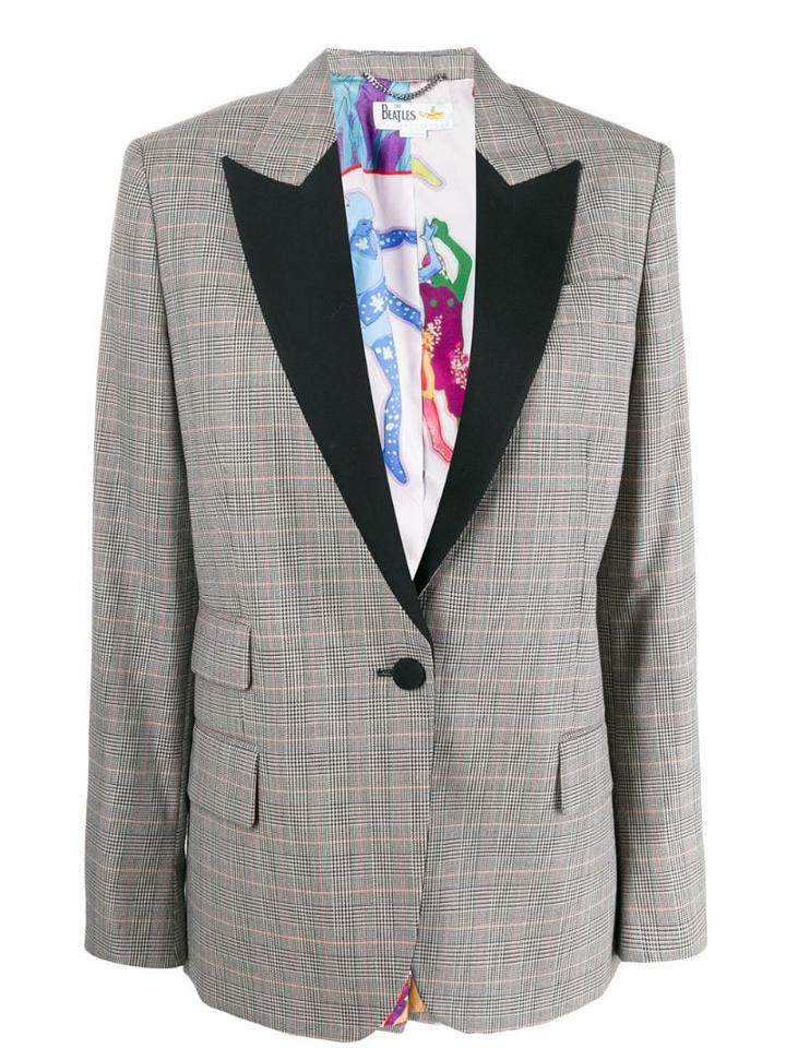 Stella Mccartney All Together Now Check Jacket - Black