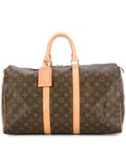 Louis Vuitton Vintage Keepall 45 Travel Hand Bag - Brown
