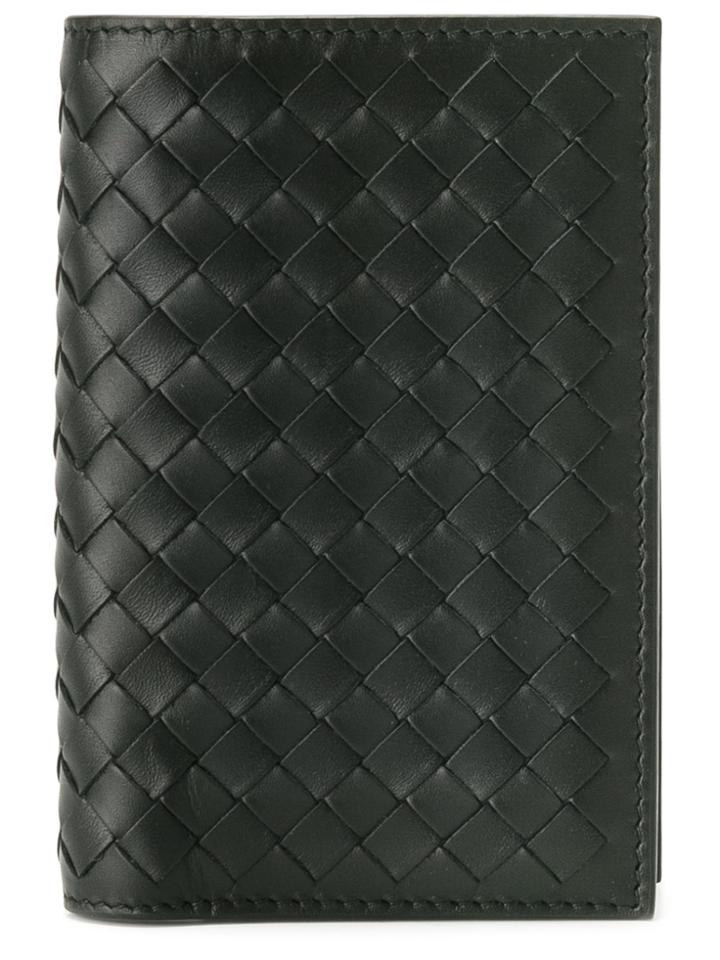 Bottega Veneta Nero Intrecciato Wallet - Black