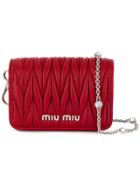 Miu Miu Chain Micro Bag - Red