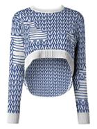 Opening Ceremony Umd X Opening Ceremony Elliptical Jumper, Women's, Size: Medium, White, Merino