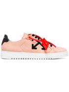 Off-white Of Carryover Lthr Lt Snkr - Pink & Purple