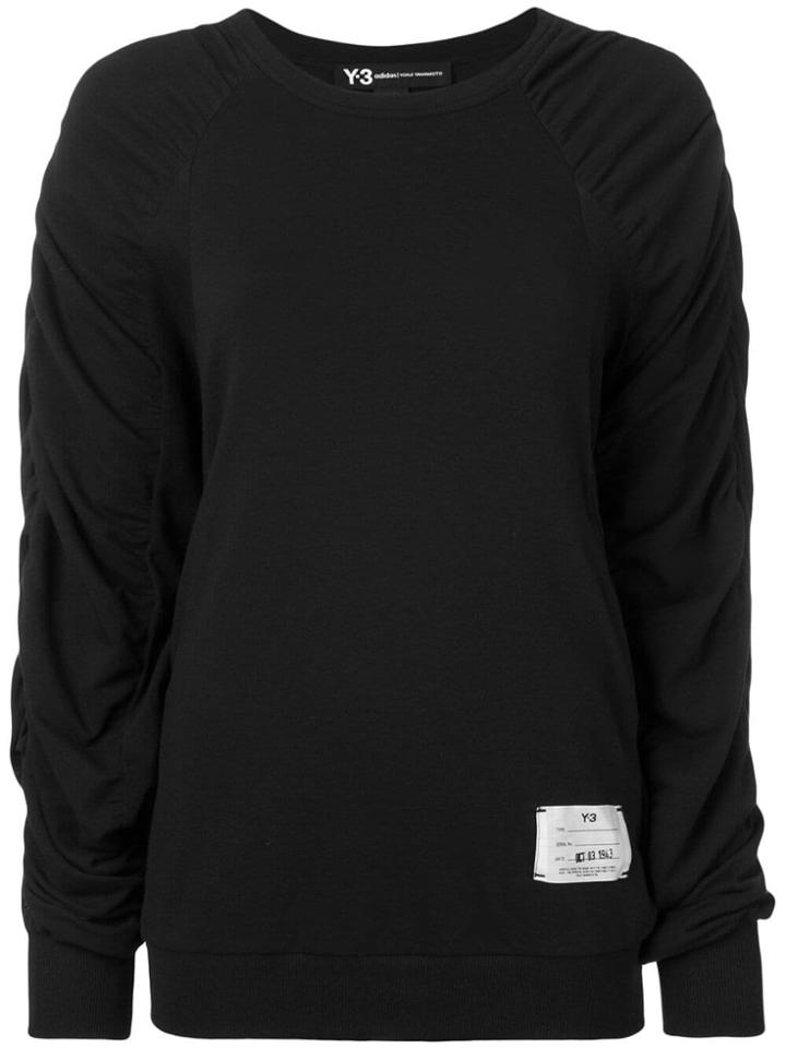 Y-3 Pleated Sweatshirt - Black
