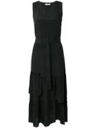 Twin-set Long Drape Dress - Black