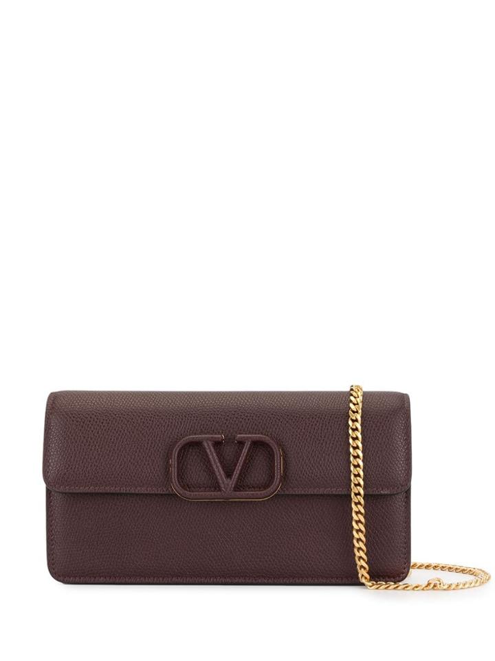 Valentino Valentino Garavani Vsling Chain Wallet - Red