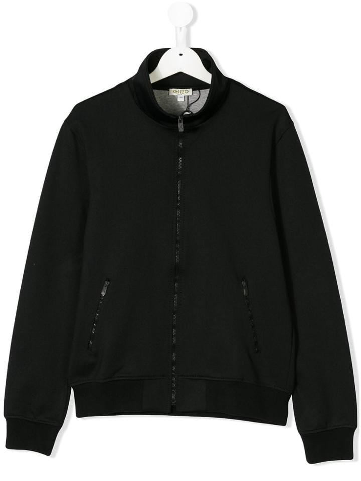 Kenzo Kids Teen Logo Bomber Jacket - Black