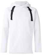 Y-3 Buckle Strap Hoodie - White