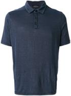 Roberto Collina Button Polo Shirt - Blue