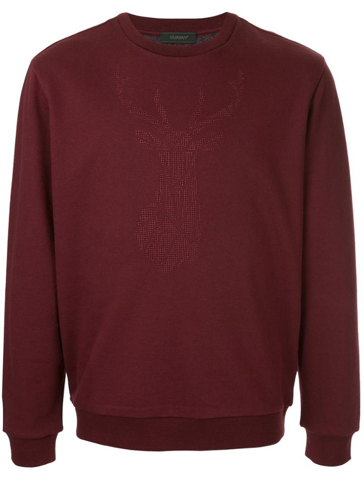D'urban Round Neck Sweatshirt - Red