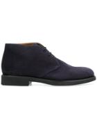 Doucal's Lace-up Boots - Blue