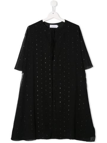 Señorita Lemoniez Teen Brisa Cape Dress - Black