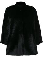 Desa 1972 Concealed Button Fitted Jacket - Black