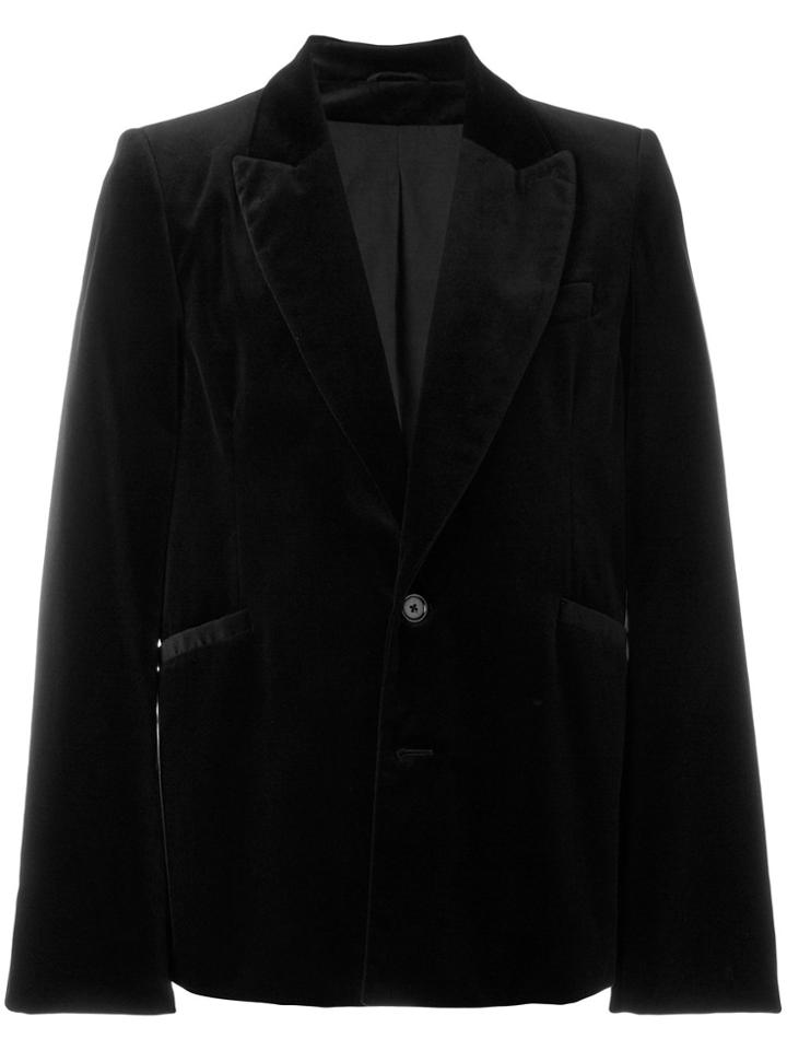 Ann Demeulemeester Velvet Jacket - Black