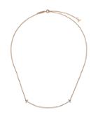 Tiffany & Co 18kt Rose Gold Tiffany T Smile Pendant Necklace -