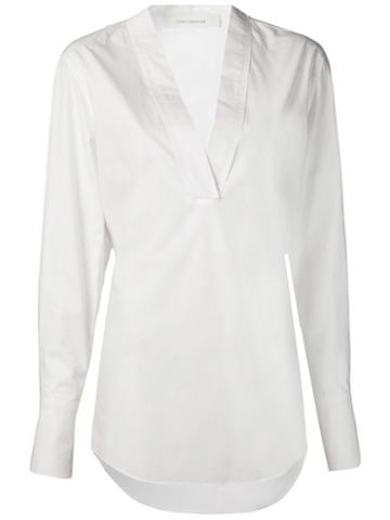 Cedric Charlier Poplin Blouse