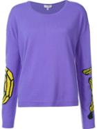 Natasha Zinko 'bananas' Pullover, Women's, Size: Xs, Pink/purple, Cashmere