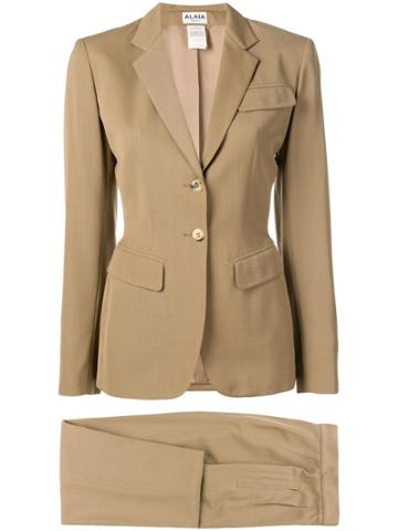 Alaïa Vintage Two-piece Suit - Neutrals
