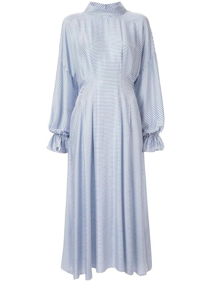 Rachel Comey Striped Midi Dress - White